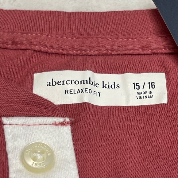 Abercrombie Kids Knit Tees LOT OF 3 Boys Size 15/16 Relaxed Fit 100% Cotton - Picture 8 of 9
